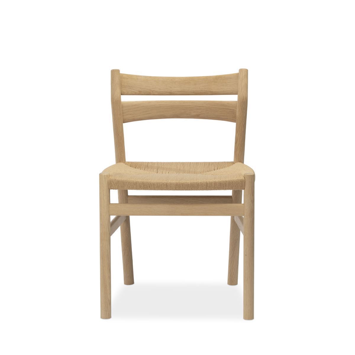 Billede af Bernstorffsminde Møbelfabrik BM1 Stol SH: 46 cm- Olieret Eg/Natur Flet