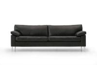Billede af Mogens Hansen MH2163 4 Pers Sofa L: 254 cm - Premium Læder / Sort
