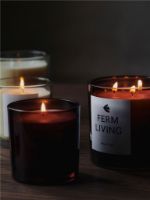 Billede af Ferm Living Vitto Duftlys Large H: 12 cm - Dark Grape