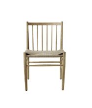 Billede af FDB Møbler J80 Jørgen Bækmark Stol SH: 45 cm - Olieret Eg / Flet 