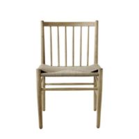 Billede af FDB Møbler J80 Jørgen Bækmark Stol SH: 45 cm - Olieret Eg / Flet 