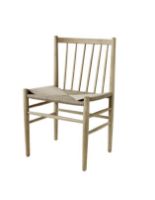 Billede af FDB Møbler J80 Jørgen Bækmark Stol SH: 45 cm - Olieret Eg / Flet 