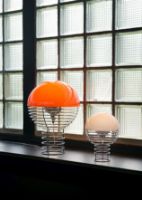 Billede af Verpan Wire Portable Lamp H: 25 cm - Aluminium/Hvid 