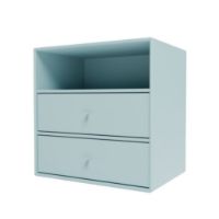 Billede af Montana QS Mini 1006 Modul med 2 Skuffer 35x35 cm - 148 Flint