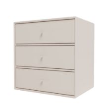 Billede af Montana QS Mini 1007 Modul med 3 Skuffer 35x35 cm - 168 Clay