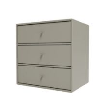 Billede af Montana QS Mini 1007 Modul med 3 Skuffer 35x35 cm - 144 Fennel