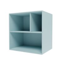 Billede af Montana QS Mini 1302 Modul med Hylder 35x35 cm - 148 Flint