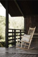 Billede af Fredericia Furniture 16000 J16 Wegner Gyngestol H: 107 cm - Natur Flet/Lys Olieret Eg