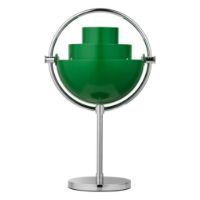 Billede af GUBI x Jacobsen Møbler Multi-Lite Limited Special Edition Portable Lampe H: 30 cm - Chrome/Clover Green