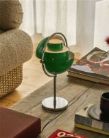 Billede af GUBI x Jacobsen Møbler Multi-Lite Limited Special Edition Portable Lampe H: 30 cm - Chrome/Clover Green